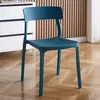 Silla de Comedor Engrosada para el Hogar, Silla de Espera para Hotel, Silla con Respaldo Bajo, Superficie de Silla Impermeable Transfronteriza, Silla de Comedor Apilable, Soporta Envío Directo