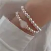 Pulsera de Zirconia Perla Rosa Manta Francesa 2025 Nuevo Lujo Accesible Exquisito de Nicho Joyería de Mano de Alta Gama