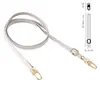 Alça longa de couro PU para crossbody atacado, personalizada de fábrica, com padrão lichia, cordão longo e fivela de metal - Acessório de cordão para capa de celular