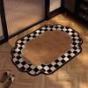 2024 nuevo estilo alfombra absorbente para inodoro antiguo alfombra de baño puerta de inodoro lodo de diatomeas alfombrilla absorbente de secado rápido