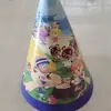 Sombrero de Papel con Tema de Dibujos Animados para Fiesta de Cumpleaños, Sombrero Triangular, Sombrero para Pastel de Cumpleaños Infantil, Sombrero Puntiagudo Decorativo para Fiesta de Adultos