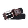 Novo couro casual de lona masculino cinto de fivela cinto elástico tecido feminino cinto tático ao ar livre personalização do cinto tático