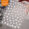 Luz de Concha Cyansea Hombre de Nieve Pegatinas para Manicura de Hielo Nuevas Populares Adhesivas En relieve Estilo Ins Lindas Pegatinas para Uñas