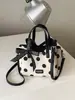 Bolsa fofa de bolinhas estilo coreano 2026 novo modelo bolsa dopamina para meninas, bolsa de ombro e transversal de alto valor estético