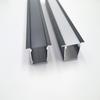 Carcasa ranurada de aluminio Barra de luz de alambre led carcasa ranurada de aluminio decoración de interiores ranura de luz oculta 20 * 20 mm