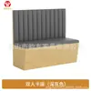 Certificado de Ignifugidad Norma Británica BS7176 Sofá tipo cabina para almacenamiento de pared, respaldo estrecho para casa de té estilo Hong Kong, restaurante y uso comercial