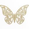 12 peças de glitter glitter glitter papel de casamento férias tridimensionais decorativo 3D papel borboleta adesivos de parede oco festa layout atacado