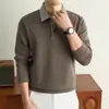 26 nuevos estilos de camisas de manga larga para hombre, camisetas de moda, tops casuales de negocios de marca blanca para hombres de mediana edad y mayores, suministro transfronterizo