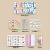 Esos seis años, esos eventos, álbum conmemorativo de graduación de primaria, álbum de compañeros de clase de hojas sueltas, álbum de registro de crecimiento, páginas interiores de papel kraft, DIY