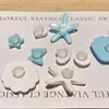 Charms para zapatos Crocs, accesorios para zapatos, serie verde y rosa de estrella de mar, accesorios DIY de concha, materiales de decoración para bolsos y fundas de teléfono