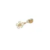 Fabricantes en stock nuevos accesorios para bolsos de mujer tirador cabeza ropa casual universal forma de flor dorada tirador cabeza diy