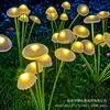 Luz de Jardín de Hongo Medusa Alimentada por Energía Solar, Lámpara de Suelo Decorativa de Medusa de Venta Caliente Transfronteriza, Luz de Ambiente para Exteriores, Luz para Césped
