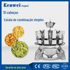 Balança Combinatória Multicabeças Totalmente Automática Jingwei para Pesagem e Embalagem de Grãos e Cereais, Balança de 10 Cabeças, Feita Sob Medida para Uso de Exportação