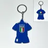 Emblema da Seleção Nacional de Futebol Chaveiro Mini Camisa de PVC Salah Paris Messi C. Ronaldo