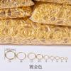 Ouro Anel Aberto atacado 100 g/bag handmade diy jóias acessórios de metal anel aberto anel fechado anel de ferro