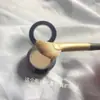 Cangzhou Pincel de Nariz Meio Leque Cabeça Oblíqua Repintura Pincel de Sombra de Nariz Meio Guarda-chuva Blush Pincel de Tintura de Alto Halo
