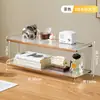 Prateleira de Armazenamento para Mesa, Estante de Canto de Mesa, Prateleira de Armazenamento para Estação de Trabalho, Mesa de Trabalho para Estudante, Estante Simples, Prateleira de Armazenamento para Dormitório