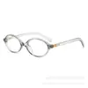 Monturas de Gafas Estilo Jingwei Zhang Yuanying, Gafas Planas Ovaladas Estilo Nerd, Gafas Lisas Estilo Coreano Retro de Montura Pequeña