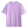 Camiseta de Manga Corta con Hombros Caídos y Cuello Redondo, Oversize, Algodón Puro de 230g para Hombre, Camisa Lisa en Color Sólido, Camisa Cultural al por Mayor
