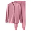 Ropa de Otoño y Pantalones para Mujeres de Mediana Edad y Mayores Cárdigan de Algodón Holgado Talla Grande Ropa Interior Térmica Básica para Papá Traje para Hombre para Mamá