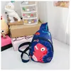 Bolsa Infantil de Comercio Exterior Bolsa de Pecho para Niñas Bolso Bandolera de Dinosaurio para Niños Mochila Casual para Bebé Billetera Linda para Niñas