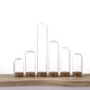 30mm Fabricante Wholesale Diámetro Fondo Redondo Tubo Botella Boca Recta Corcho Vidrio Botella Dispensadora Alto Borosilicato Cordyceps Botella de los Deseos