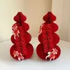 Decoração de Abóbora 3D em Favo de Mel para Celebração de Casamento, Mesa de Sala de Estar, Decoração de Quarto de Noiva, Suporte de Decoração de Peixe Koi para Noiva, Noivado