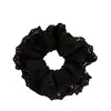 Elástico de Cabelo Florido de Renda de Quatro Camadas Melard Estilo Retro Coreano Rabo de Cavalo Baixo Acessório de Cabelo para Coque Elegante