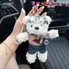 Conjunto Tendência de Urso de Pelúcia Personalizado Chaveiro de Boneca Pingente de Bolsa de Brinquedo Fofo e Adorável Brinquedos no Atacado