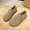 Zapatos Birkenstock de Suela Gruesa Totalmente Cerrados Más Vendidos para Mujer Nuevo Estilo Otoño/Invierno 2026 Zapatos Perezosos Slip-on Calientes con Felpa Zapatos de Algodón Bean