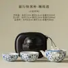 Juego de Té de Viaje de Loto Plateado con una Tetera y Dos Tazas, Juego de Té Rápido Portátil para Acampar al Aire Libre, Juego Sencillo para Preparar Té