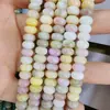 Contas de Ábaco Tingidas com Água 8X5mm, Contas de Vidro Que Não Desbotam, Contas Soltas de Vidro, Materiais para Joias de Pulseira, Venda por Atacado de Contas para DIY