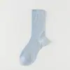 Calcetines holgados de seda de morera blanca para mujer, estilo fino de verano, sin costuras, calcetines de malla fresca hasta la pantorrilla, nuevos calcetines populares 2026 para el posparto