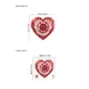 Pegatinas de Pared con Patrón de Corazón para el Día de San Valentín Transfronterizas para Dormitorio, Sala de Estar, Entrada, Pared de Fondo, PVC Autoadhesivo y Desmontable