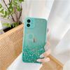 Capa Protetora para iPhone 13 com Lente Completa com Glitter Gradiente para iPhone 8Plus para XSmax XR Trendy
