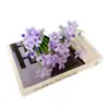 Nova Flor de Orquídea Estrela de 7 Hastes Grama Artificial Flor Aquática Flor de Seda Decoração Adereços Flor Falsa Ornamento Adereços Flor Flor Artificial Atacado