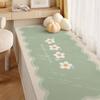 Estilo Ins Lindo Felpudo para Ventana de Bahía Dormitorio Principal Decorativo Felpudo Pequeño para Balcón Universal Cuatro Estaciones Dormitorio Cojín para Reposapiés Imitación Cachemira