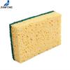 La esponja de limpieza de pulpa de madera y algodón es transpirable, fácil de limpiar, tiene buena descontaminación, absorción de aceite, absorción de agua, es suave, delicada y tiene buena resistencia.