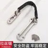 Hebilla antirrobo de aleación de zinc engrosada Hebilla de puerta Hebilla de seguridad Cadena antirrobo de hotel Pestillo de puerta de hotel Hebilla antibloqueo Cerrojo de puerta