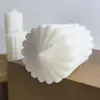 Velas Estilo Europeu, Decoração de Casa Aromaterapia Geométrica Minimalista, Decoração de Igreja Branca Transfronteiriça, Cera de Soja Zigue-zague Pontiagudo