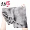Calzoncillos tipo bóxer de algodón transpirables con estampado a cuadros para hombre de talla grande, suaves, de cintura media, venta al por mayor