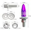 Tornillos para Matrícula de Punta con Tres Ranuras y Patrón de Malla M6 Rosca Universal Aleación de Aluminio Exclusivamente para Exportación Transfronteriza
