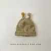 Chapéu de Lã para Bebê Outono e Inverno Super Fofo Bola de Pelo Pequeno Tentáculo Chapéu Pulôver Chapéu de Tricô para Bebê Recém-nascido Inverno