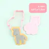 Serie de Animales de Alivio Moldes para Estampar y Cortar Galletas DIY con Diseño de Prensa 3D Realista, Imprescindible para Hornear
