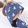 Lazo de impresión a doble cara Cinta de mezclilla Accesorios para el cabello hechos a mano Material para ropa casera DIY Cinta de embalaje Cinta
