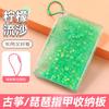 Tablero de Almacenamiento para Uñas de Guzheng Tarjeta Enrolladora Especial de Cinta para Uñas de Pipa Uñas Postizas Infantiles Accesorios Profesionales de Almacenamiento Jiaojia