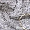 Malla de Nylon Oro y Plata Red Enredada Tela Tela para Vestido de Boda Tela de Telaraña Tela para Decoración Navideña Venta al por Mayor