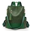 Mochila Antifurto Nova Moda 2025 Mochila Escolar Estudante Padrão Tecido Bolsa Casual Feminina Mochila de Viagem Bolsa Feminina Transfronteiriça