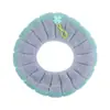 Cojín para asiento de inodoro para uso doméstico, alfombrilla de felpa para inodoro, tapa de inodoro con asa para invierno, adecuada para todas las estaciones, cojín de anillo de felpa para asiento de inodoro