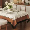 Estilo Vintage Francés Sin Lavar Impermeable Resistente al Aceite Resistente al Calor Resistente a Altas Temperaturas 2026 Nuevo Cubierta para Mesa de Café Manteles